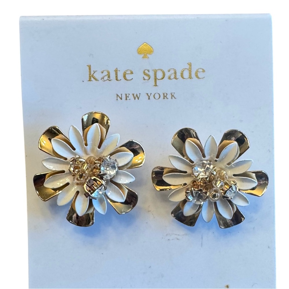 NWT Kate Spade Vibrant Daisy Flower Earrings